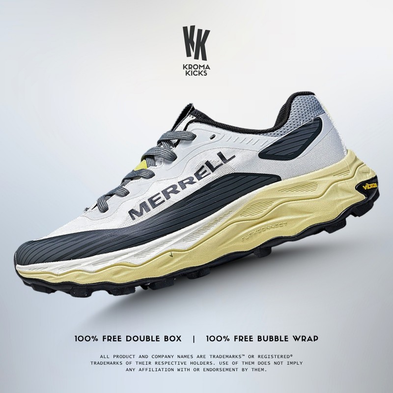 Merrel Agility Peak 6 Trail Running Shoes White Black Beige J00004897 (Size 39-45)