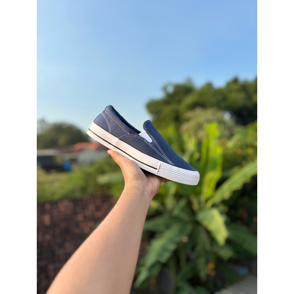converse slip on navy white malden