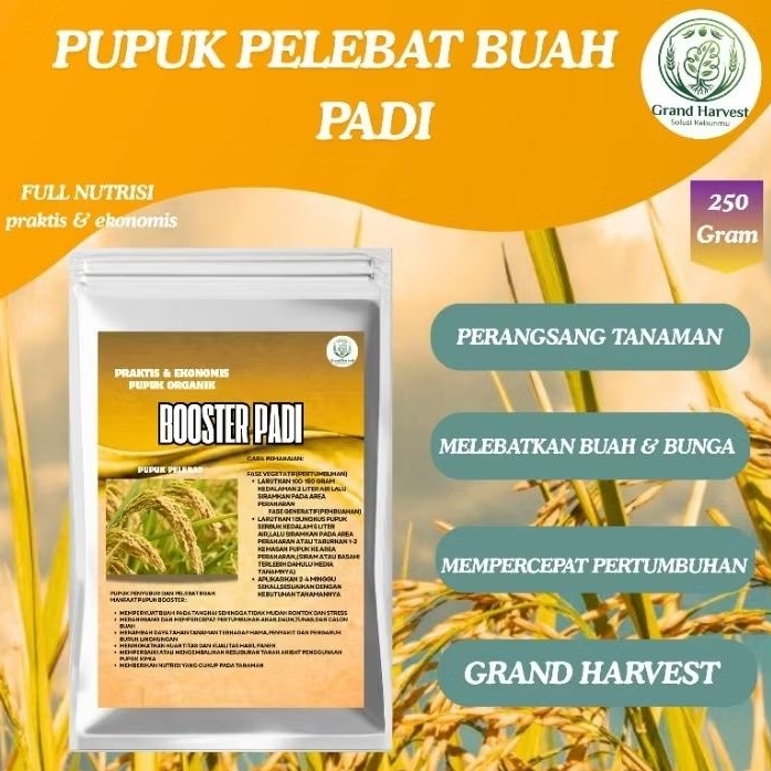 Pupuk Booster Padi Full Nutrisi Perangsang Buah Melebatkan Buah