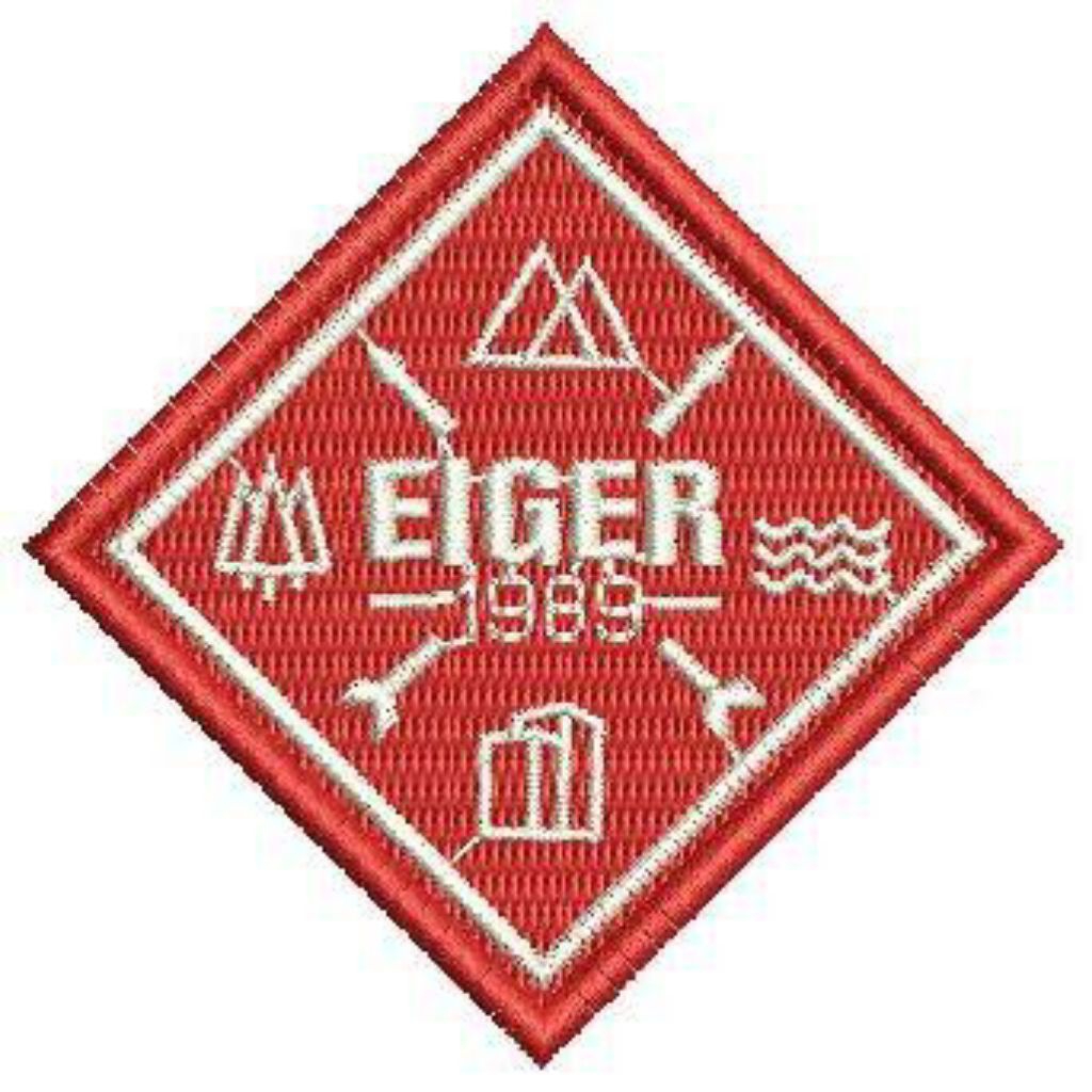 EIGER PATCH LOGO BORDIR EMBLEM