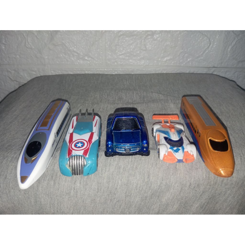 Mainan Anak-anak Laki-laki (Kereta Api, Mobil Besi Avenger, Hokben)