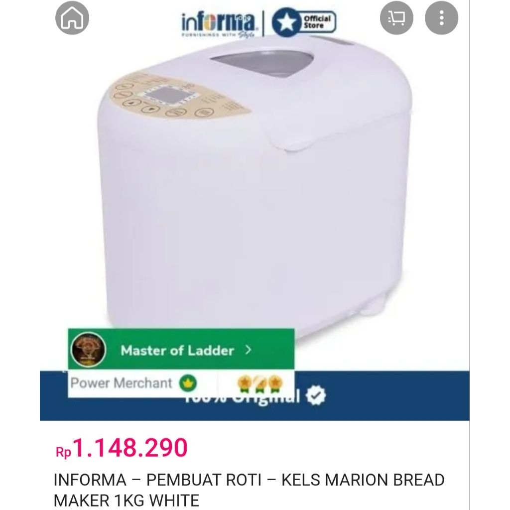Breadmaker Kels Marion
