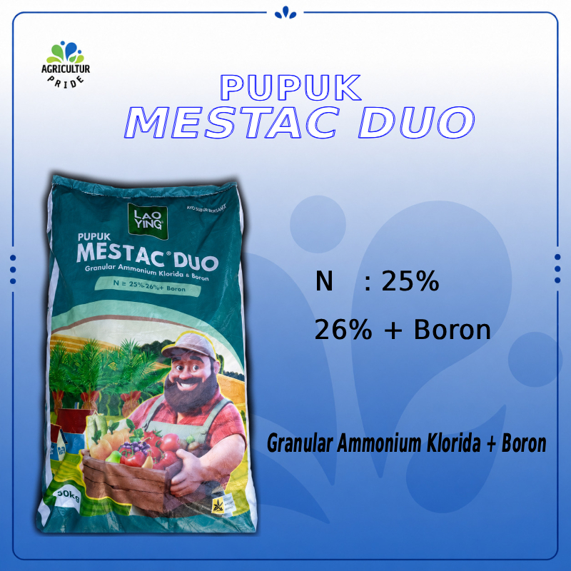 Pupuk MESTAC DUO 50Kg Granular Ammonium Klorida + Boron