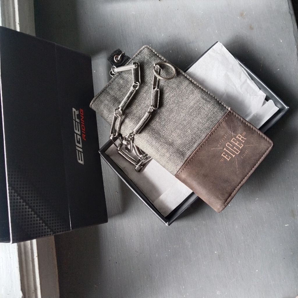 Dompet Eiger Ori + Rantai Dompet