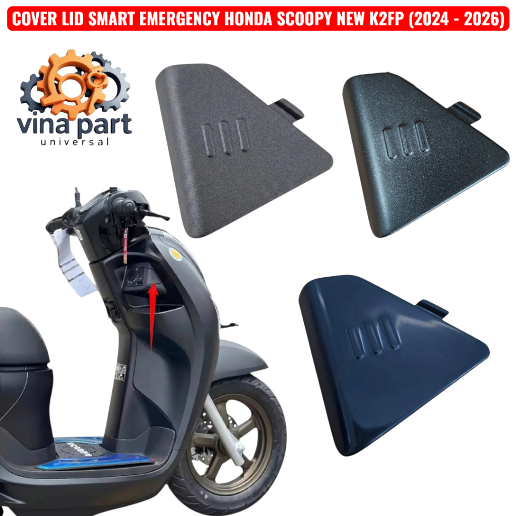 cover lid smart emergency honda scoopy new K2FP 2024 - 2026