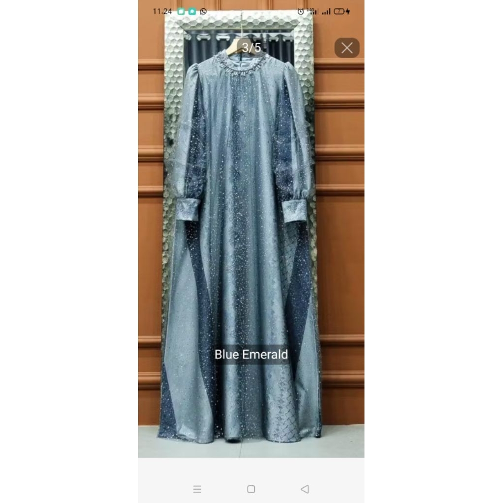 gamis asyalina preloved bekas pakai lebaran