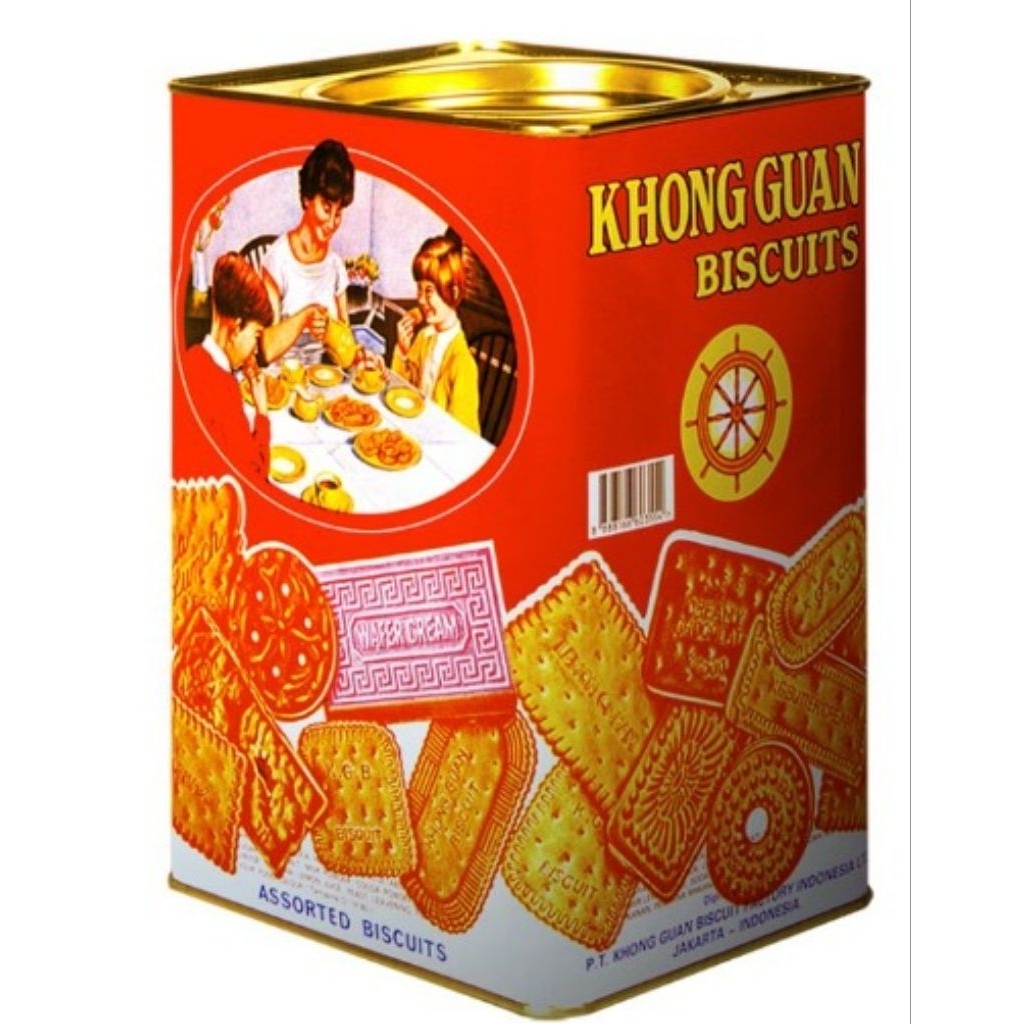 Khong Guan/Biskuit/Roti Kaleng 1600 Gram Aneka kue lebaran