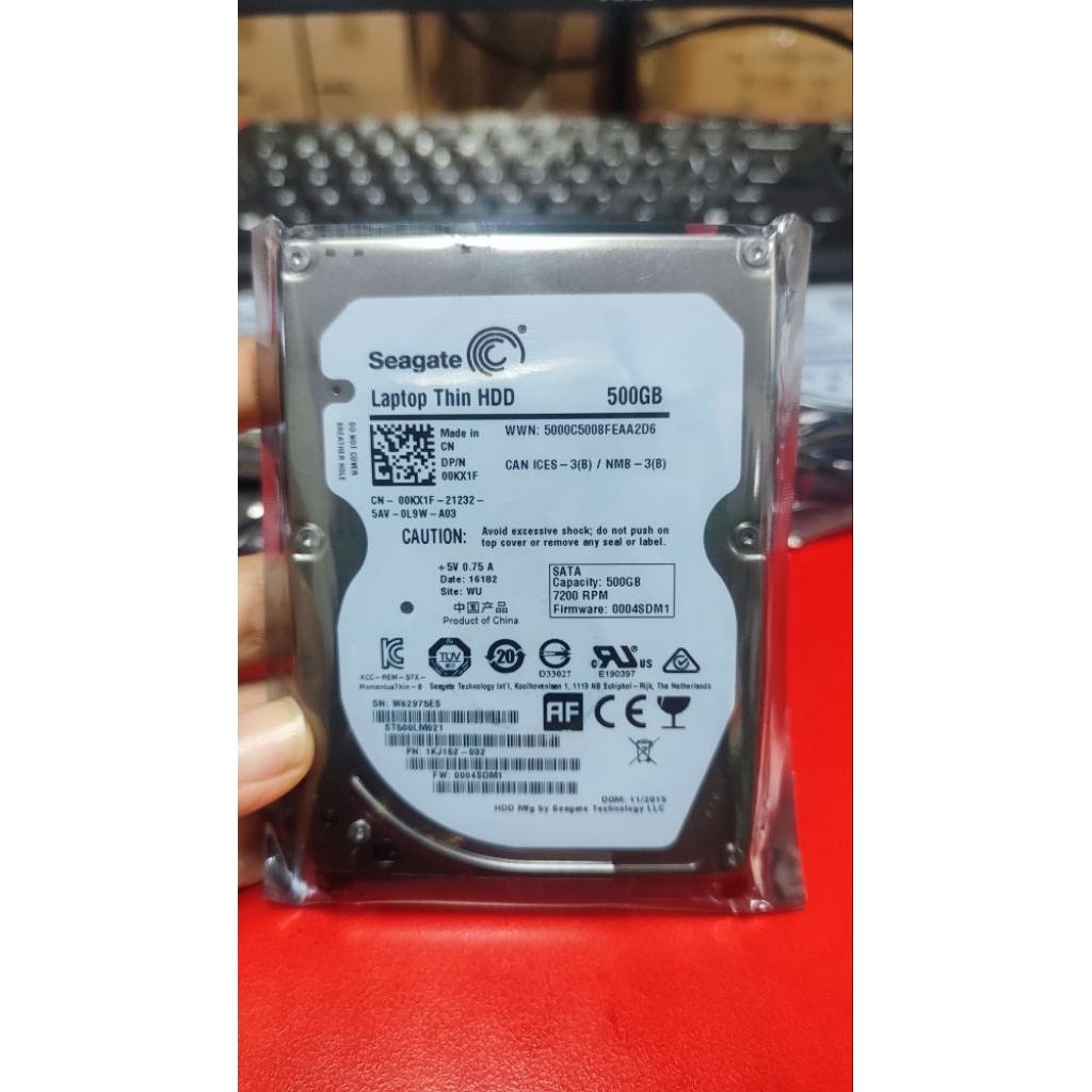 HARDDISK HDD LAPTOP 2.5 500GB SEAGATE