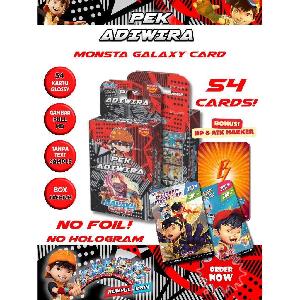 Kartu BoBoiBoy Pek ADIWIRA isi 54 card (NO FOIL/NO HOLOGRAM)