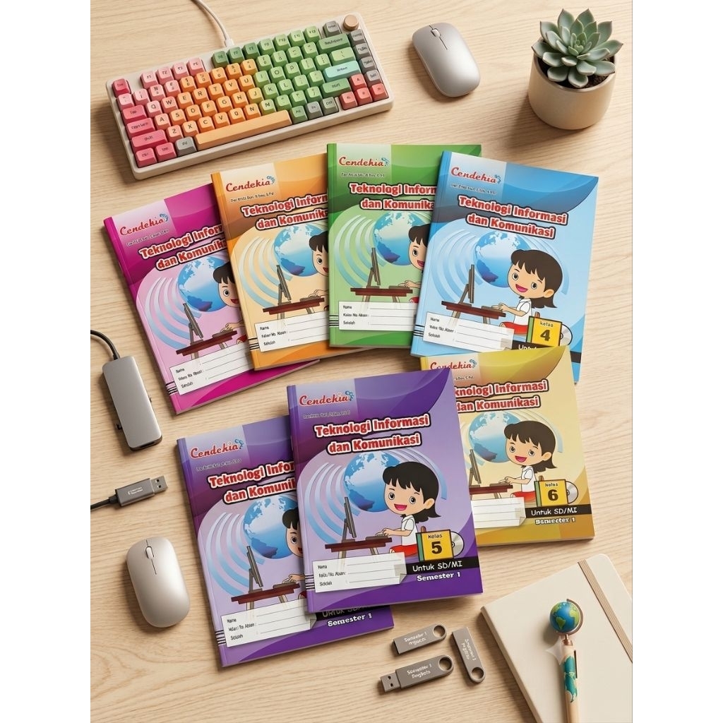 BUKU PENDAMPING LKS TIK SEMESTER 1 KELAS 1-6//PUSTAKA CENDEKIA