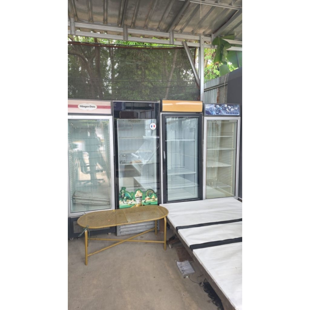 SECOND/BEKAS UPRIGHT FREEZER GLASS DOOR/FREEZER PINTU KACA