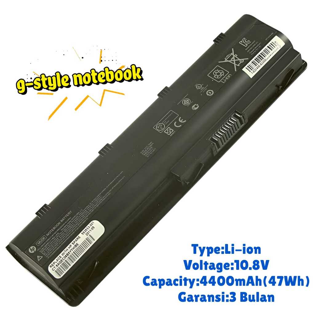 Baterai Laptop HP CQ42 MU06 Original