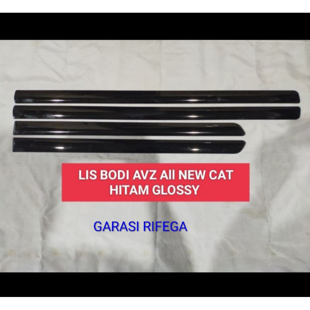 LIST BODY PINTU TOYOTA ALL NEW AVANZA (2012-2014) WARNA HITAM GLOSSY