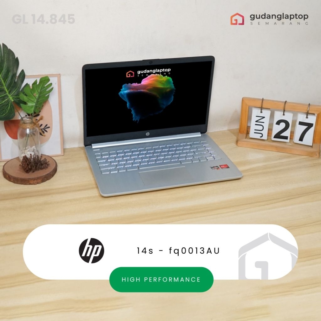 HP 14S - FQ0013AU ryzen 7 8/512GB SSD gl14845