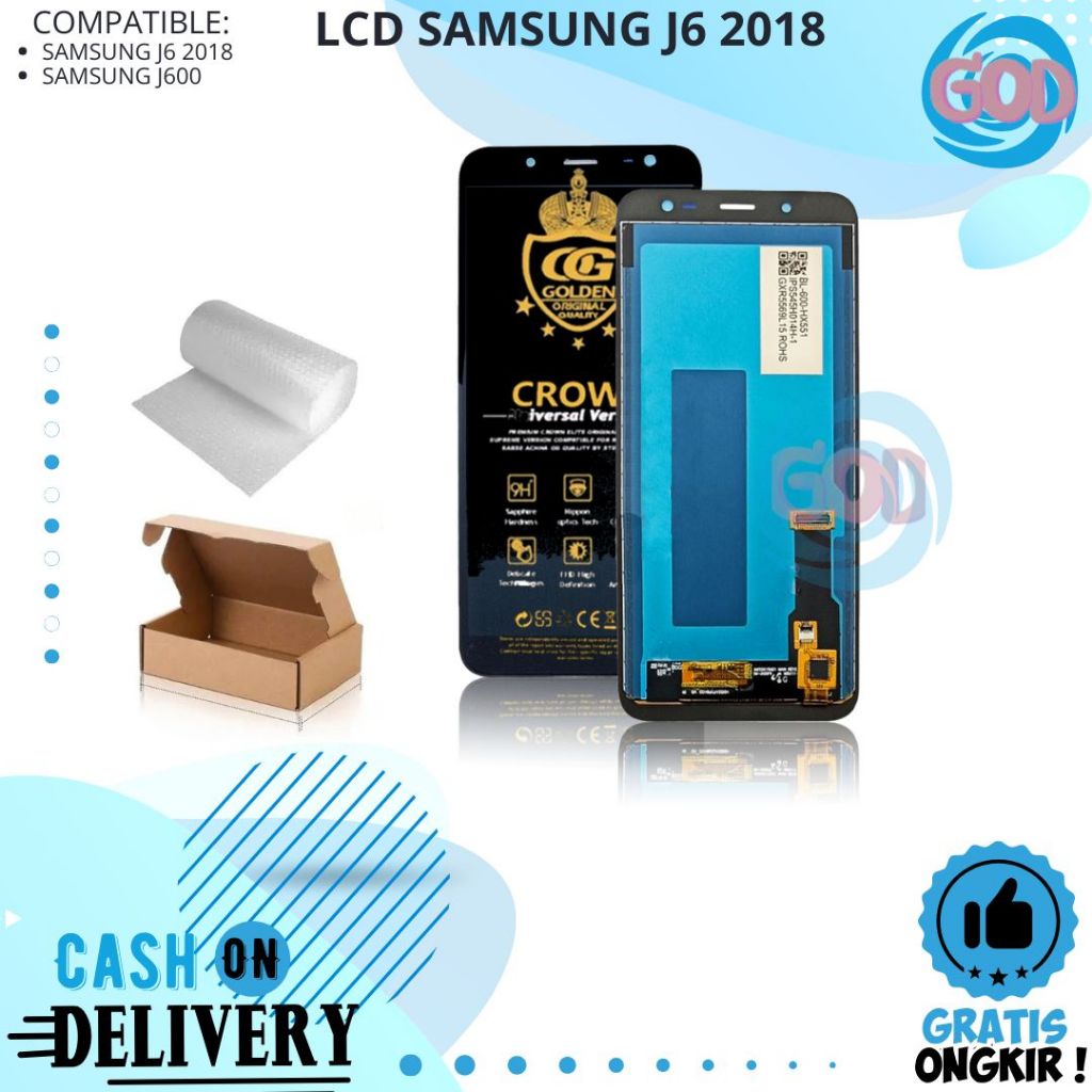 LCD TOUCHSCREEN SAMSUNG GALAXY J6 2018 / J600 ORIGINAL FULLSET COMPLETE / LCD SAMSUNG J6 / LCD SAMSU