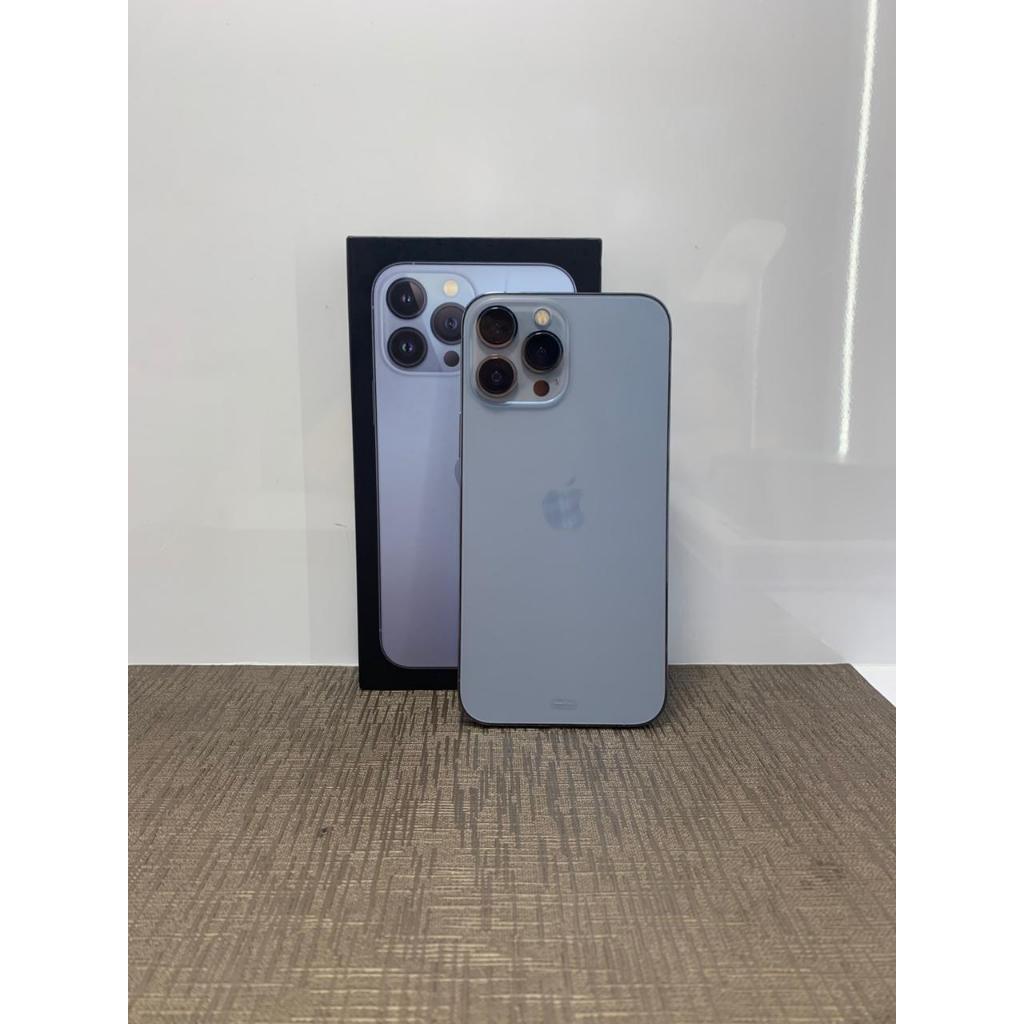 SECOND IPHONE 13 PRO MAX 128GB SIERRA BLUE EX GARANSI RESMI INDONESIA