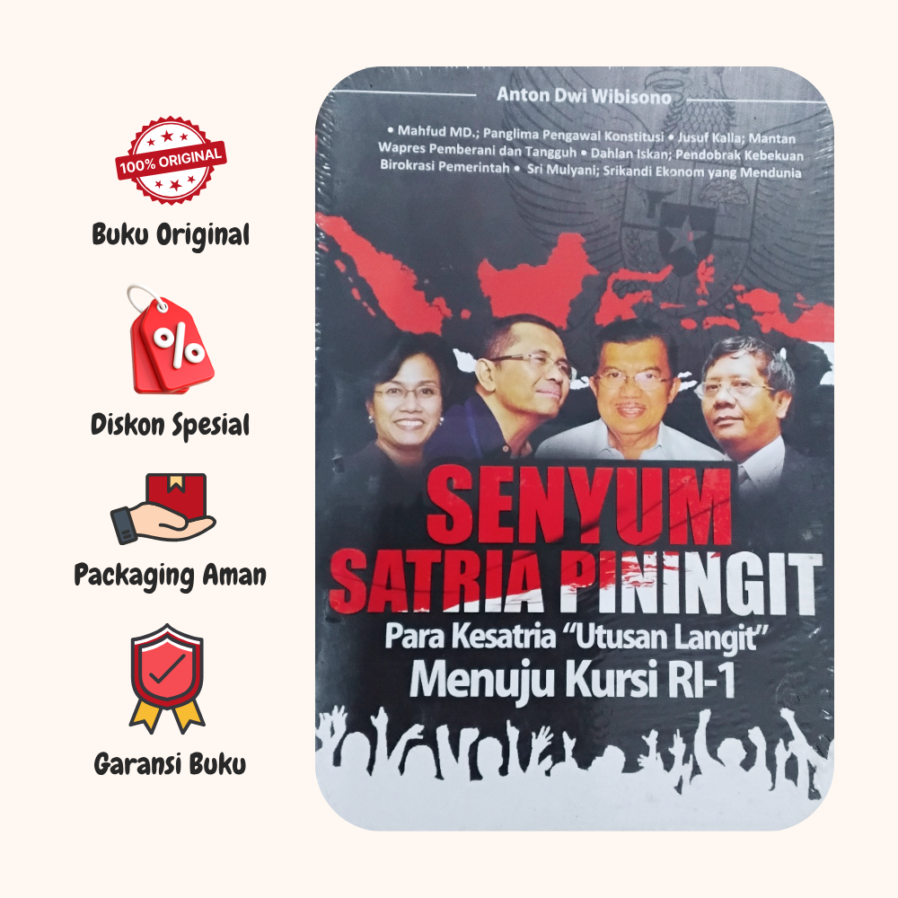 BUKU SENYUM SATRIA PININGIT - ANTON DWI WIBISONO - IRCISOD - ORIGINAL - AN