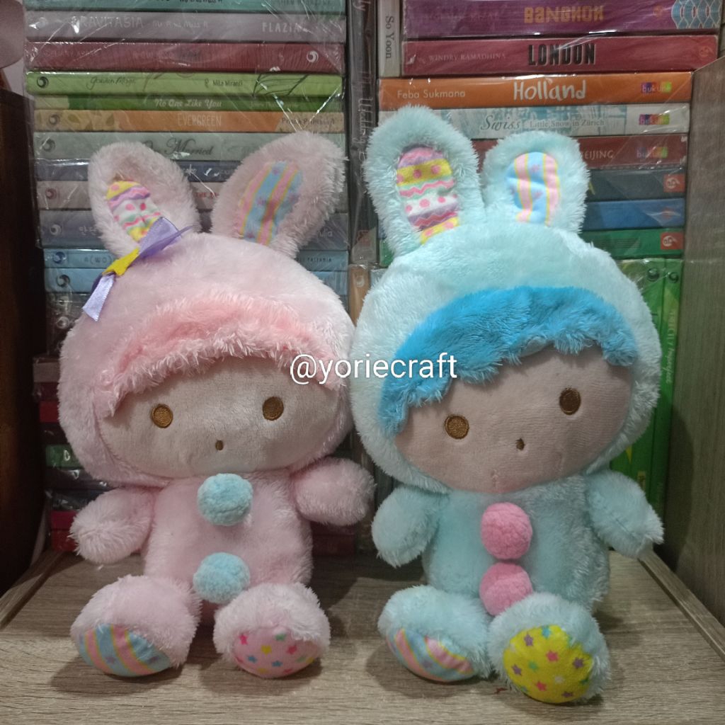 Boneka Little Twin Star Kiki dan Lala No Brand / Sanrio Kiki Lala / LTS (BACA DESKRIPSI)