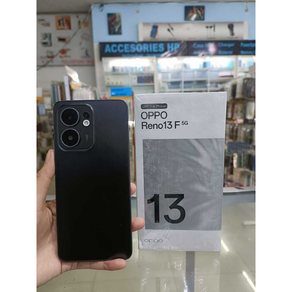 OPPO RENO 13F 5G 8/256GB SECOND SEKEN BEKAS RAM 8 INTERNAL 256