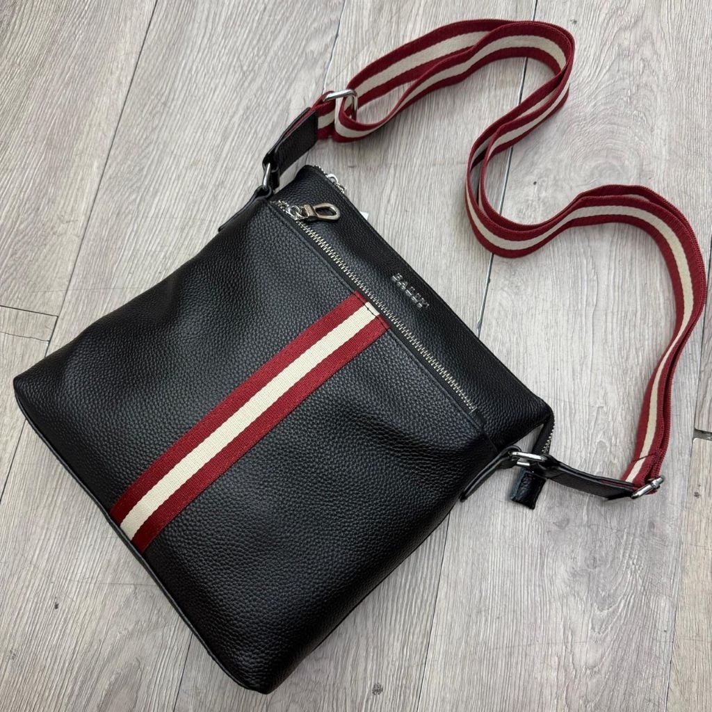 Tas Selempang Bally crossbody bag Kulit Import