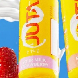 JUTA MILD SALTNIC – SOUR MILK STRAWBERRY 15ML – 10MG