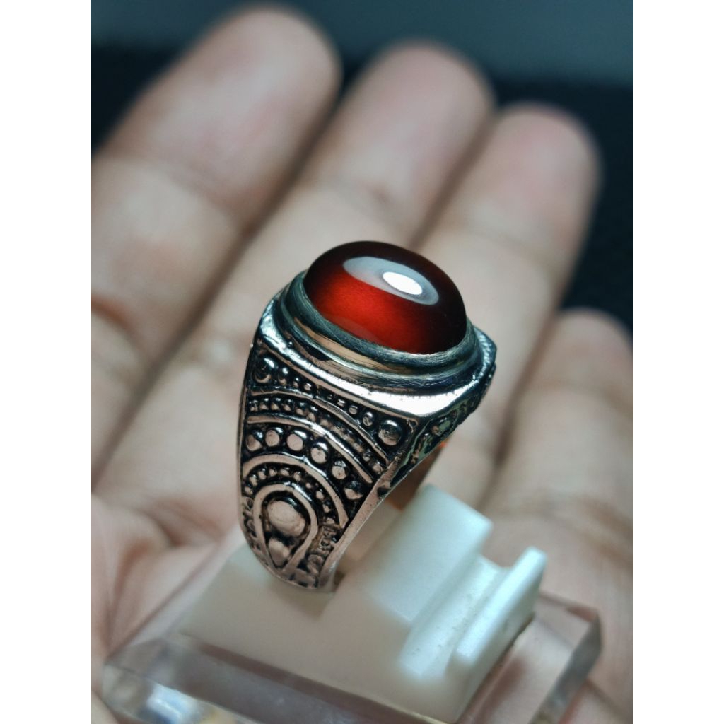 Batu Red Garnet Natural/Asli