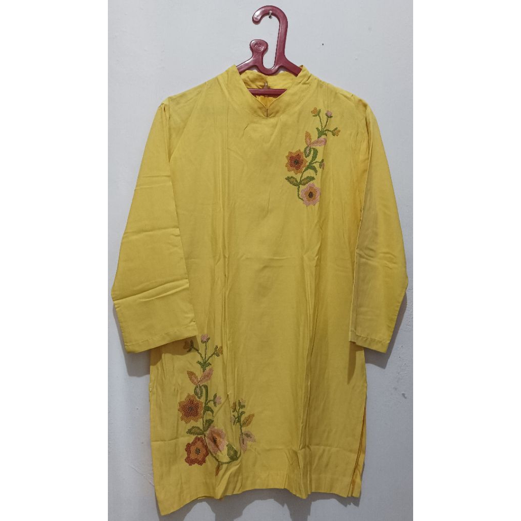 PRELOVED Tunik Wanita Warna Kuning
