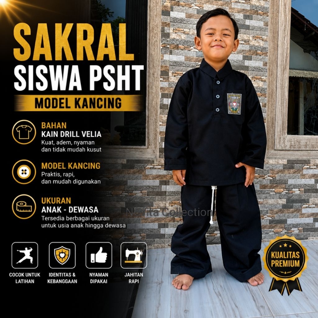 Baju Sakral Siswa Psht/Sakral Siswa PSHT