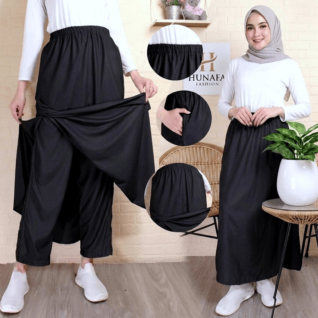 Rok Celana Olahraga Wanita Muslimah/Training Celana Rok Wanita Muslimah