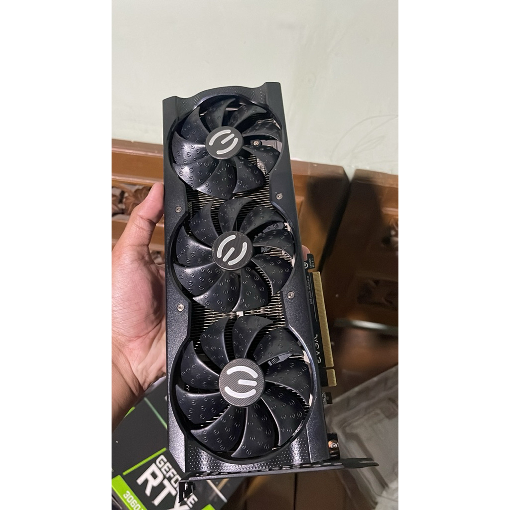 RTX 3060 Ti 8gb EVGA ftw3 Ultra fullset nota pembelian ada