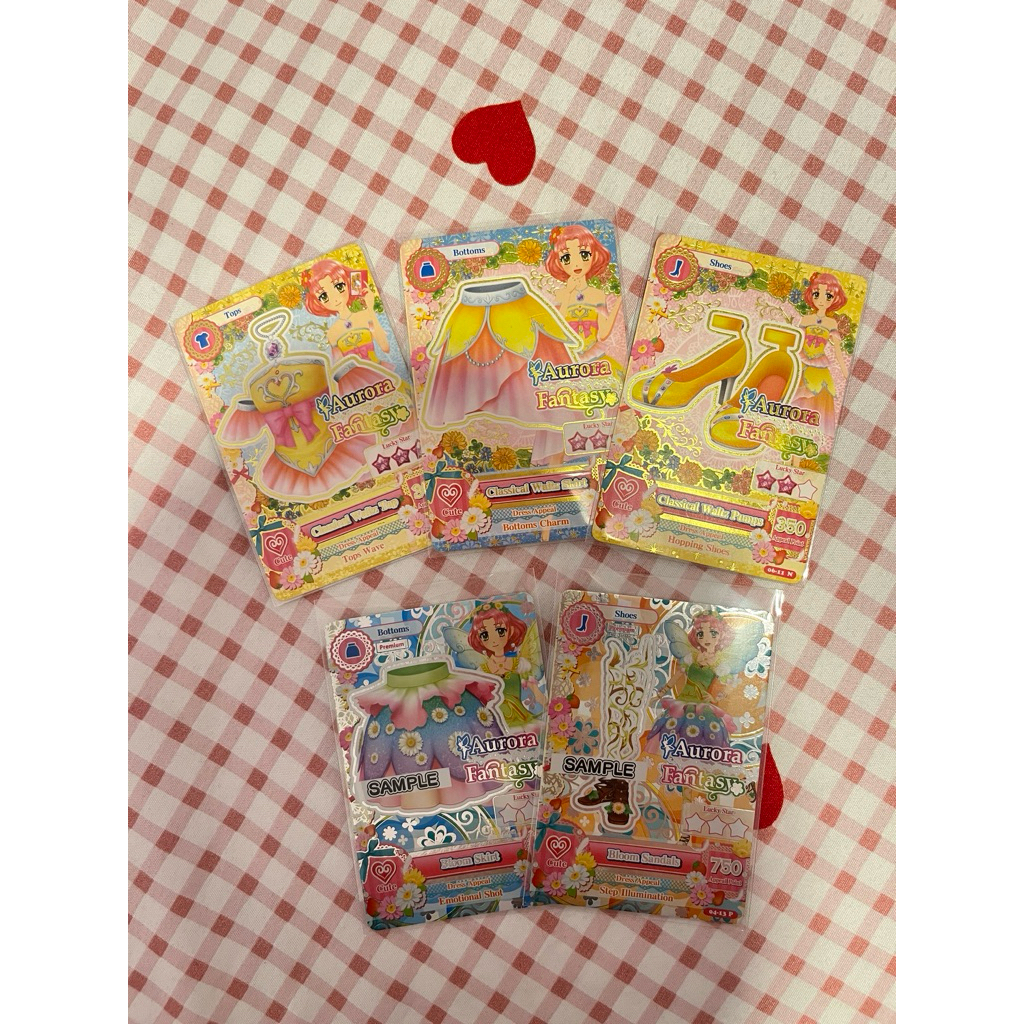 kartu aikatsu aikatsu cards sakura kitaoji premium sample aurora fantasy brand classical waltz