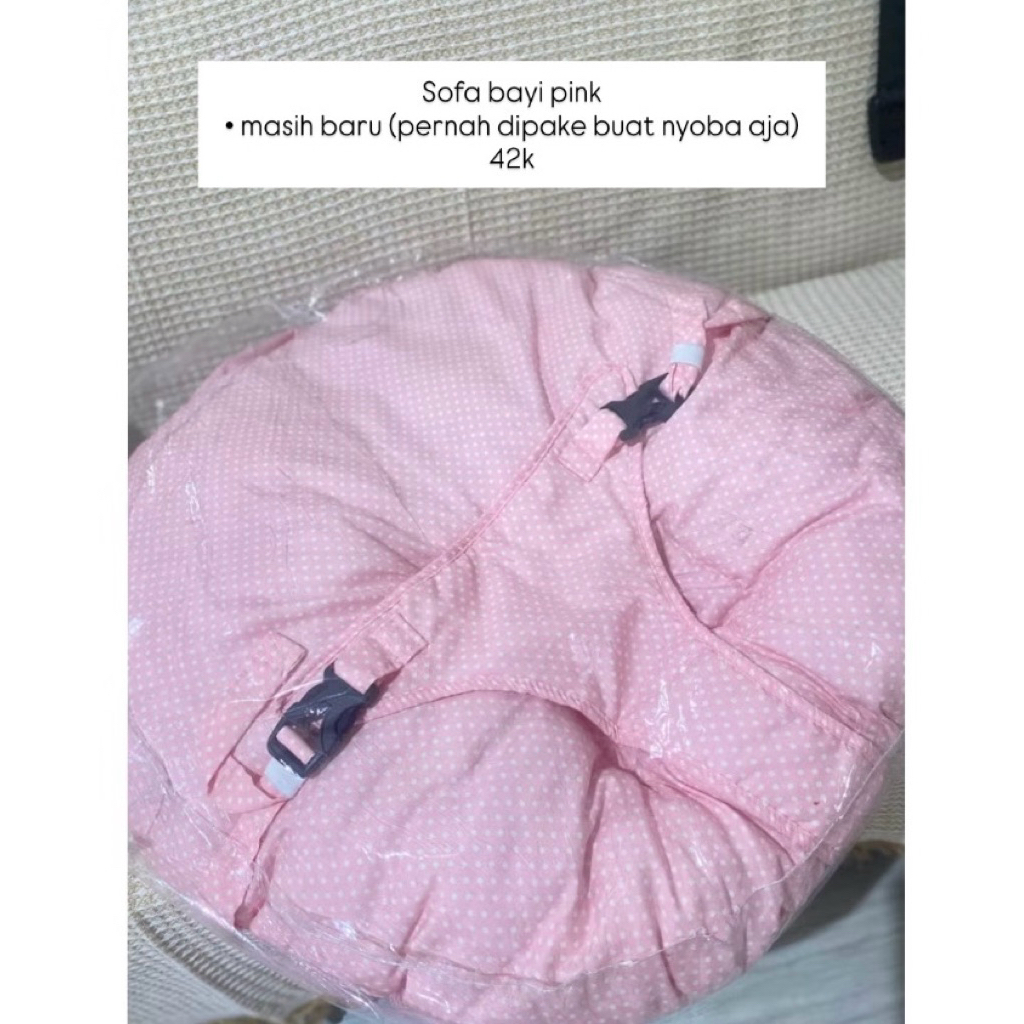Sofa bayi pink