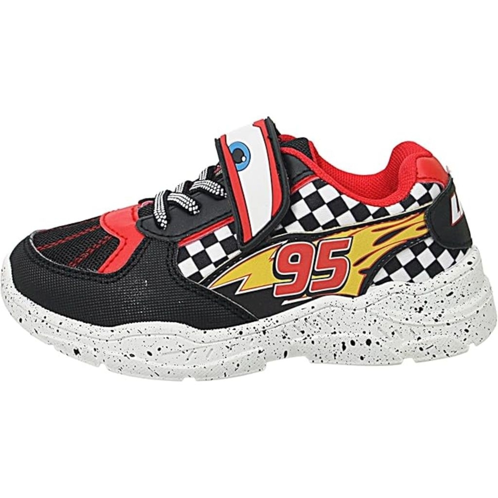 Sepatu Anak Disney Cars Lightning McQueen Rust-Eze Sneaker Laki Laki Putih Merah Hitam Original Lavi
