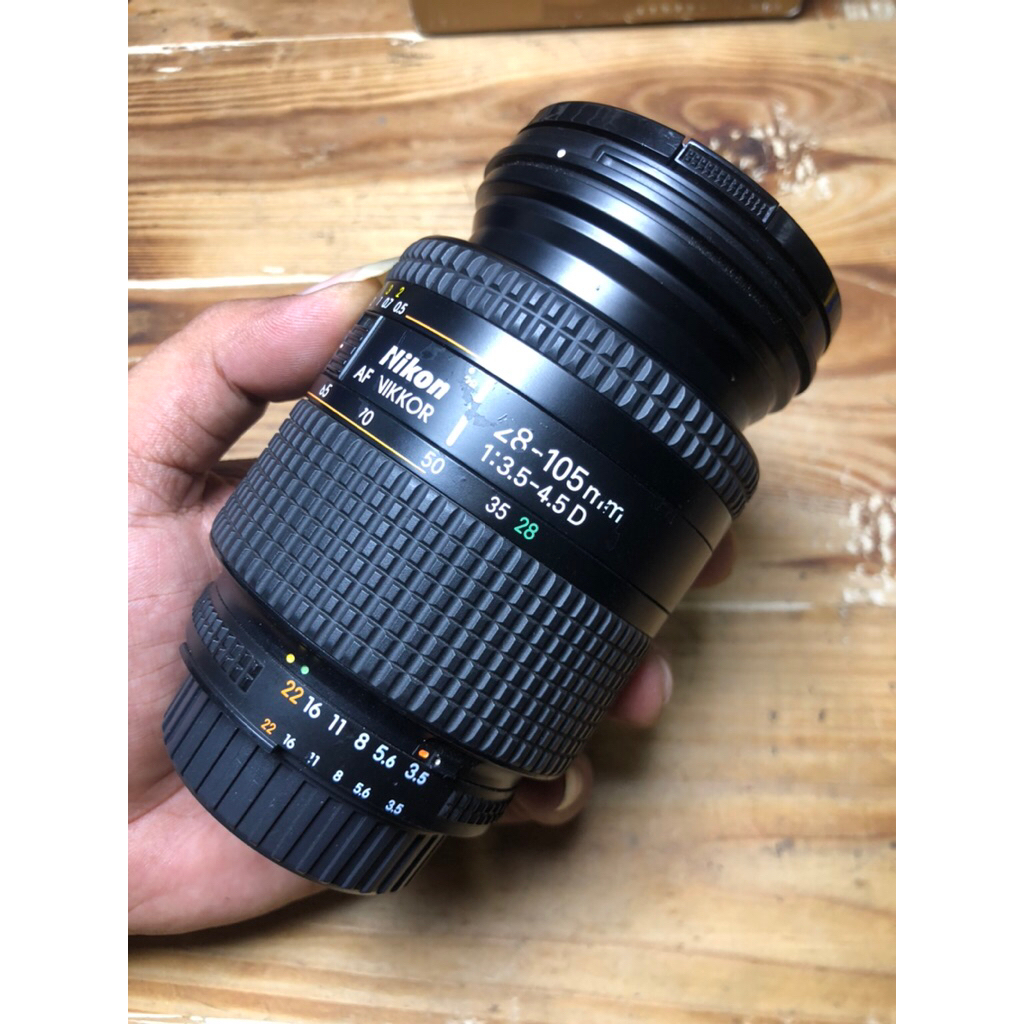 LENSA NIKON AFD 28-105mm bukan 35mm,24mm,28mm