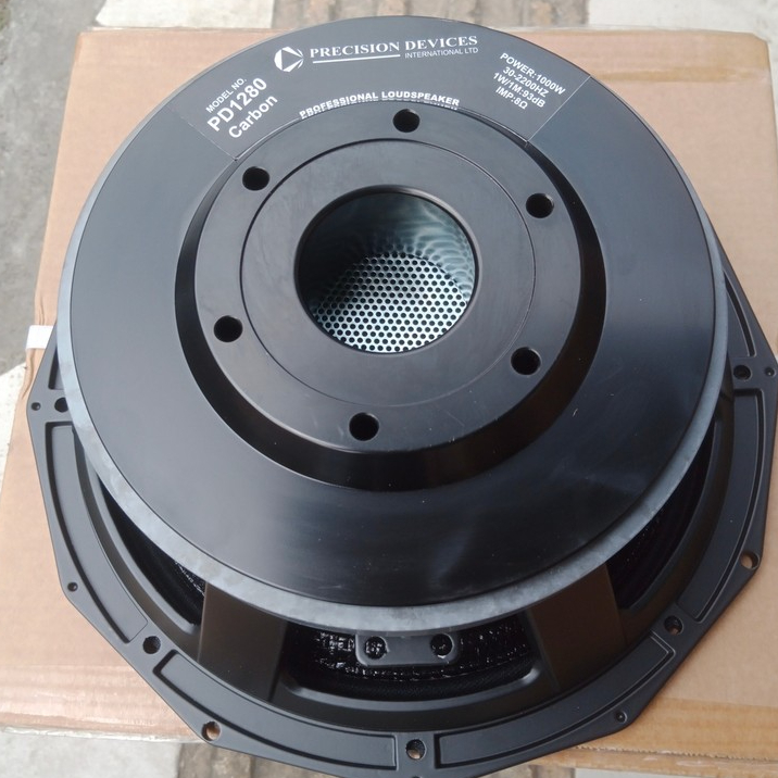 Speaker Komponen PD1280 Carbon 12Inchh Precision Device VC4 Inch Original Sound Miniatur Siap Bunyi