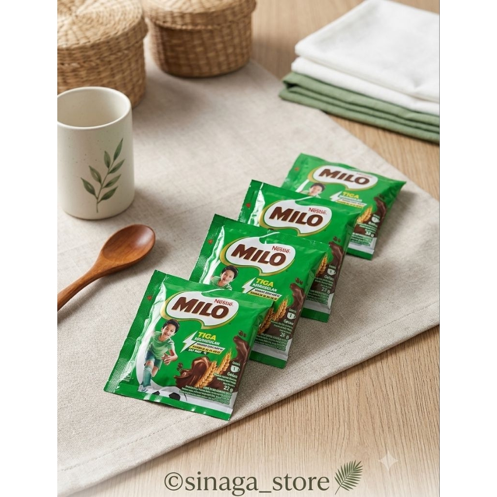 Milo Coklat 22g Rencengan 1 Dus isi 20 Renceng @200 Sachet