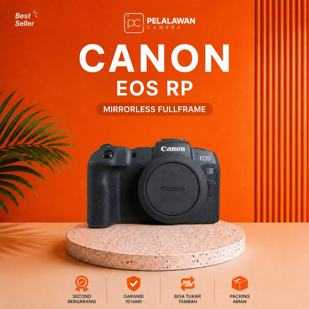 CANON EOS RP BODY ONLY Second Bergaransi Grade A sc minim