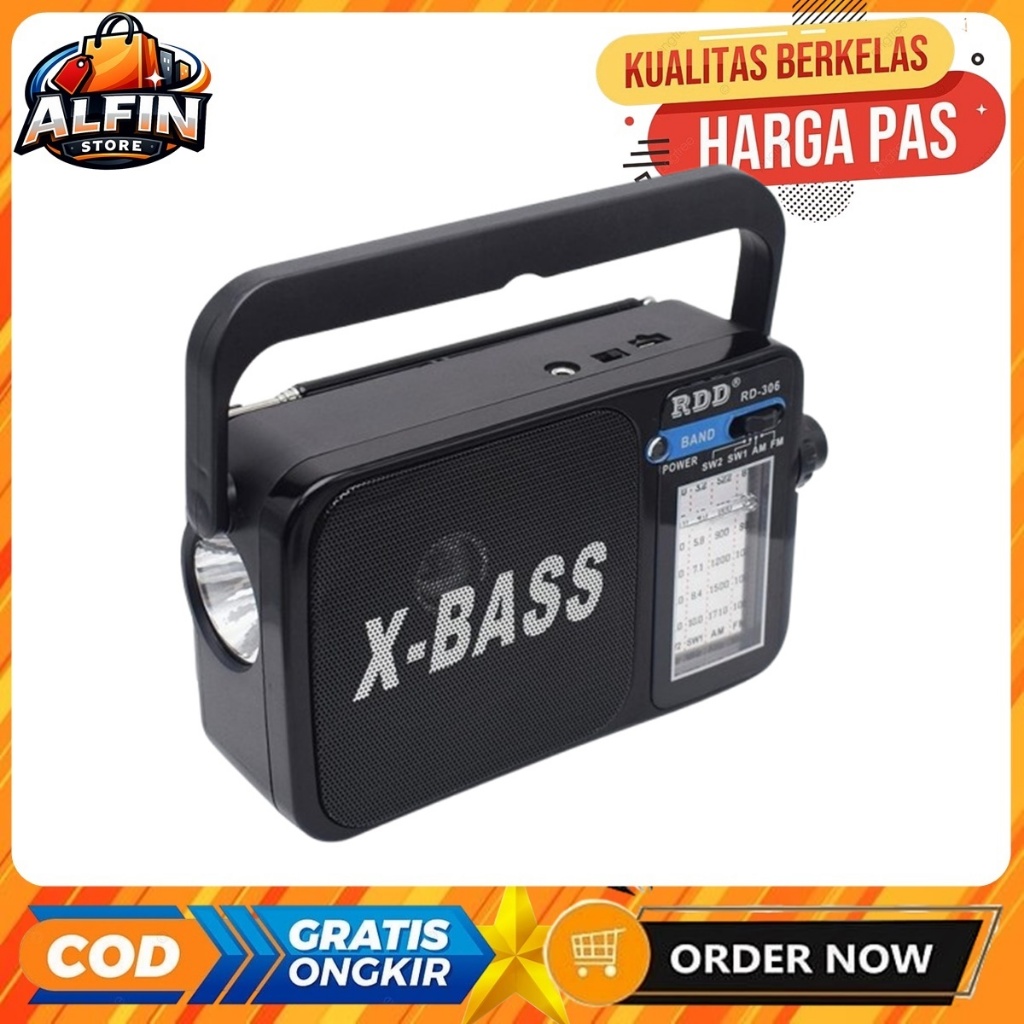 Speaker RADIO FM/AM Fleco RD-306 Radio MUROTTAL