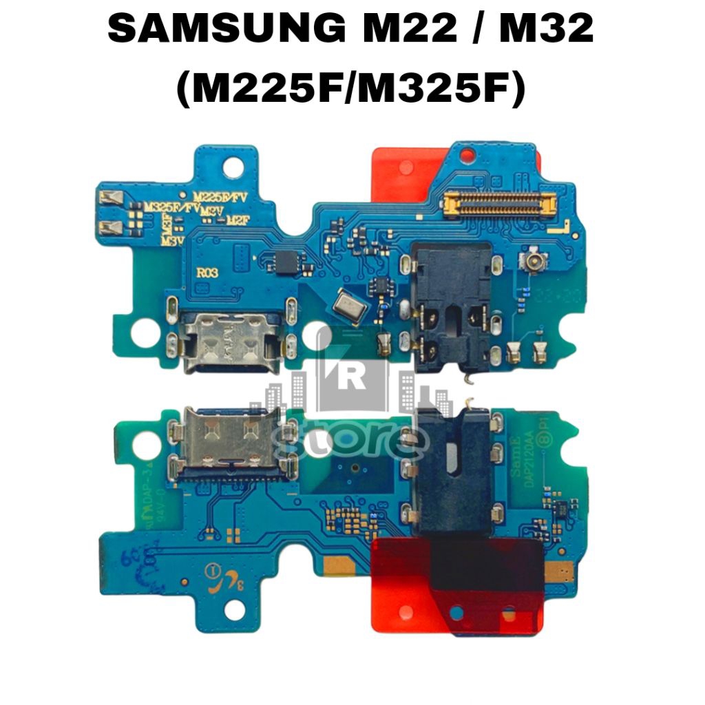 PAPAN CAS / CONECTOR CAS / PCB CAS SAMSUNG M22 / M32 (M225F/M325F)