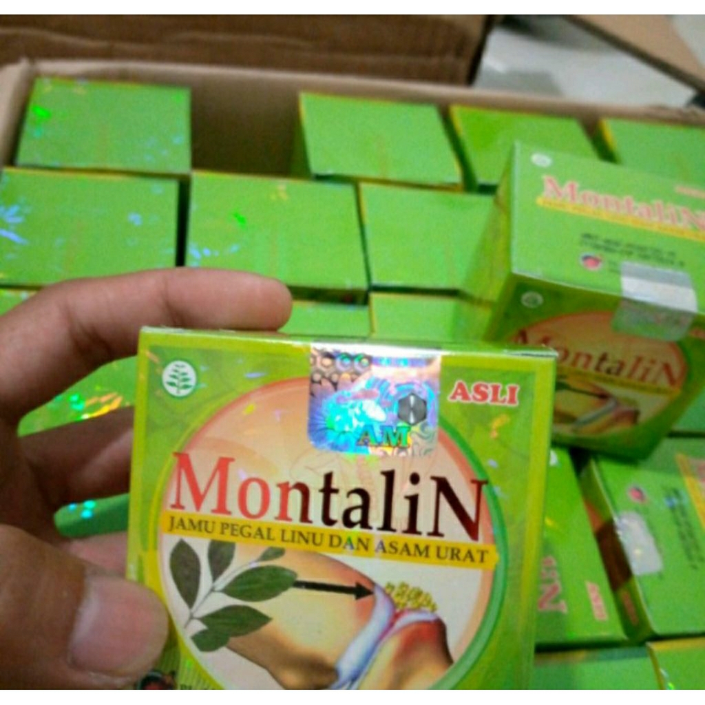 MONTALINE KAPSUL - Herbal Asam Urat, Pegal Linu, Kolesterol