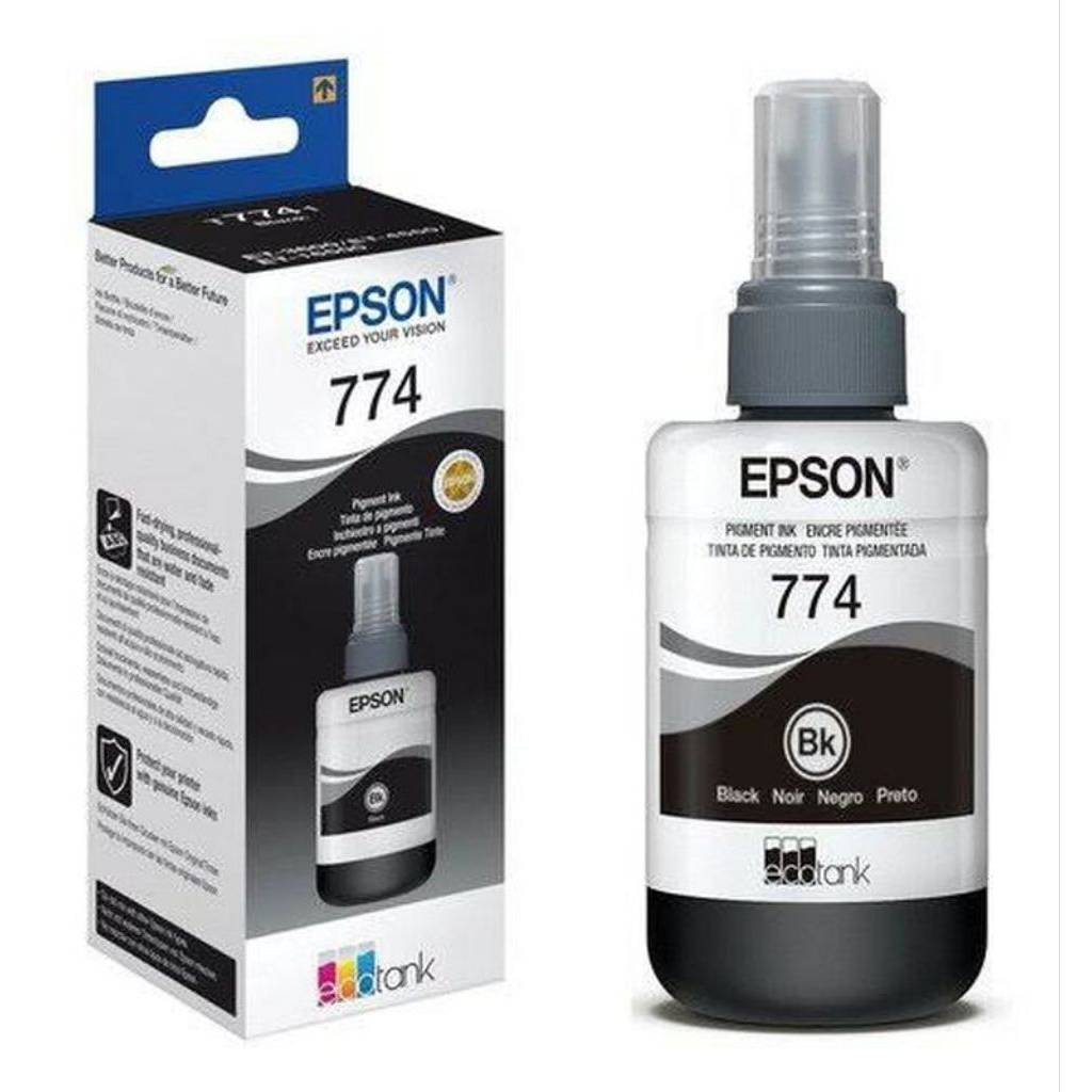 Tinta Epson 774 Black Original Untuk Printer Epson M100 dan Epson M200