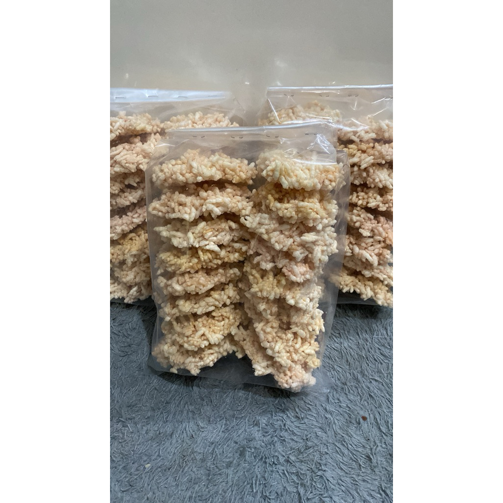 Ranginang Matang siap santap enak gurih asin renyah dengan isi 16pcs