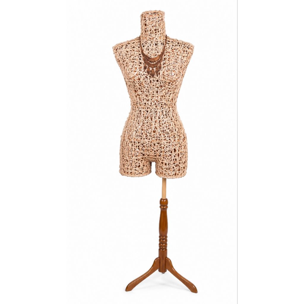 Asimetris Manekin / Display Torso / Display Bikini / Boneka Pakaian Dalam / Boneka Display Rotan/ Pa