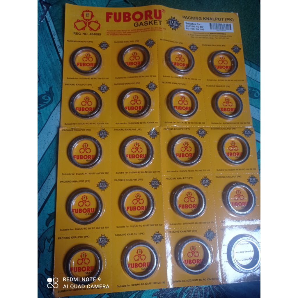 Packing knalpot Suzuki Rc 80 / RC 100 / Gx 100 Foburo