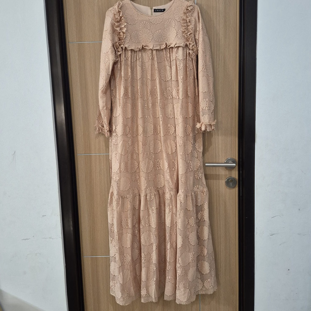 RND 22 Gamis Dress Pesta Brukat Lace Vintage