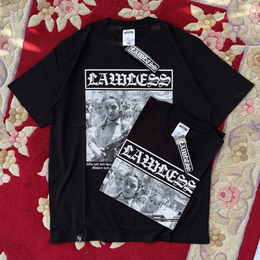 Tshirt Black Lawless Jakarta - Children of War Original Merchandise