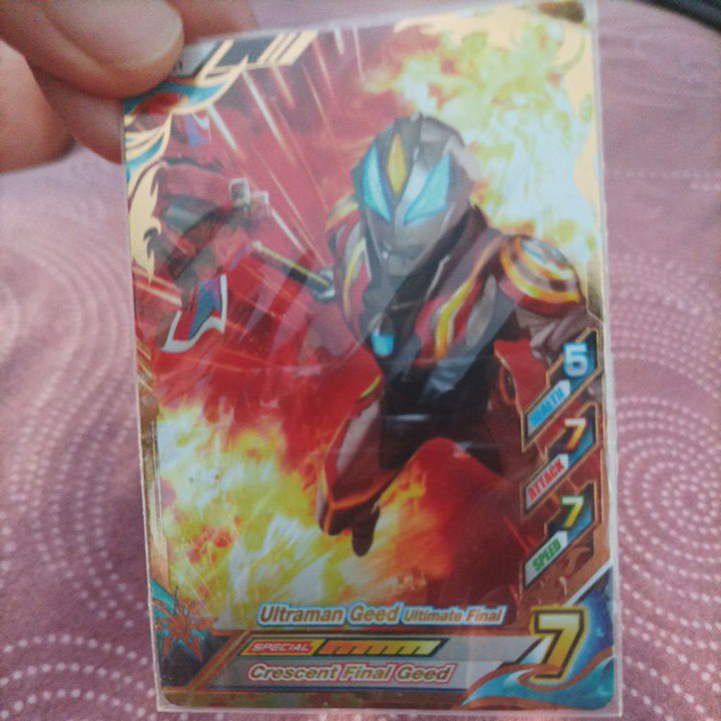 promo card ultraman geed ultimatefinal