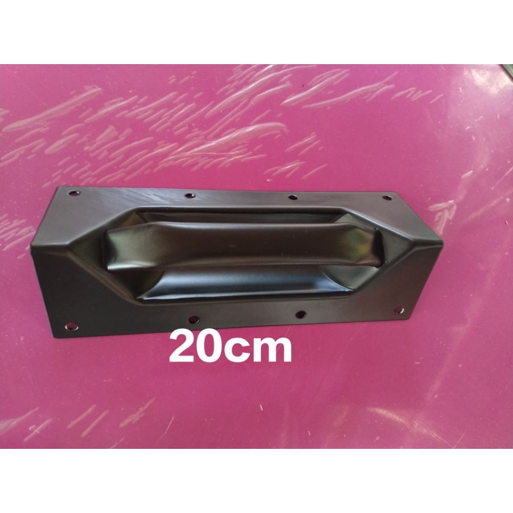 handle sudut hitam crom hardcase