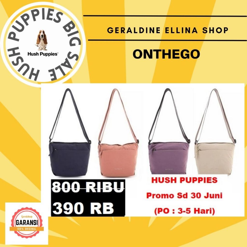 Tas Sling bag Hush Puppies original sale store seri ONTHEGO