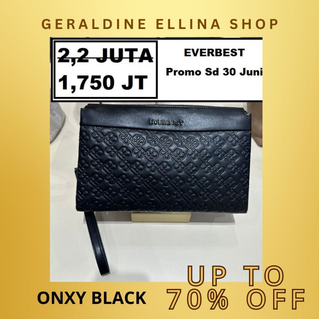Tas clutch bag pria EVERBEST SALE original 100% seri ARUNA